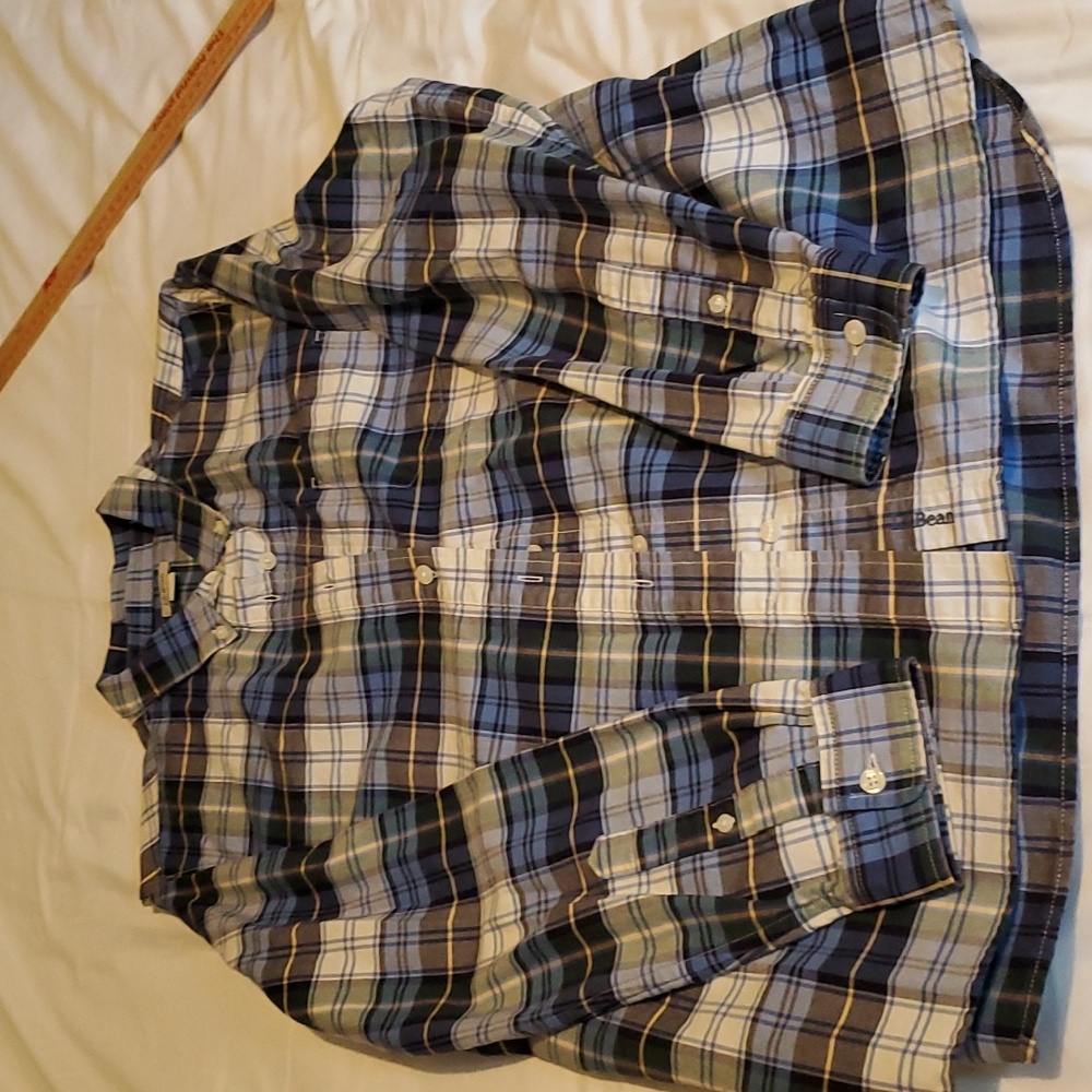 Womens llbean button down shirt